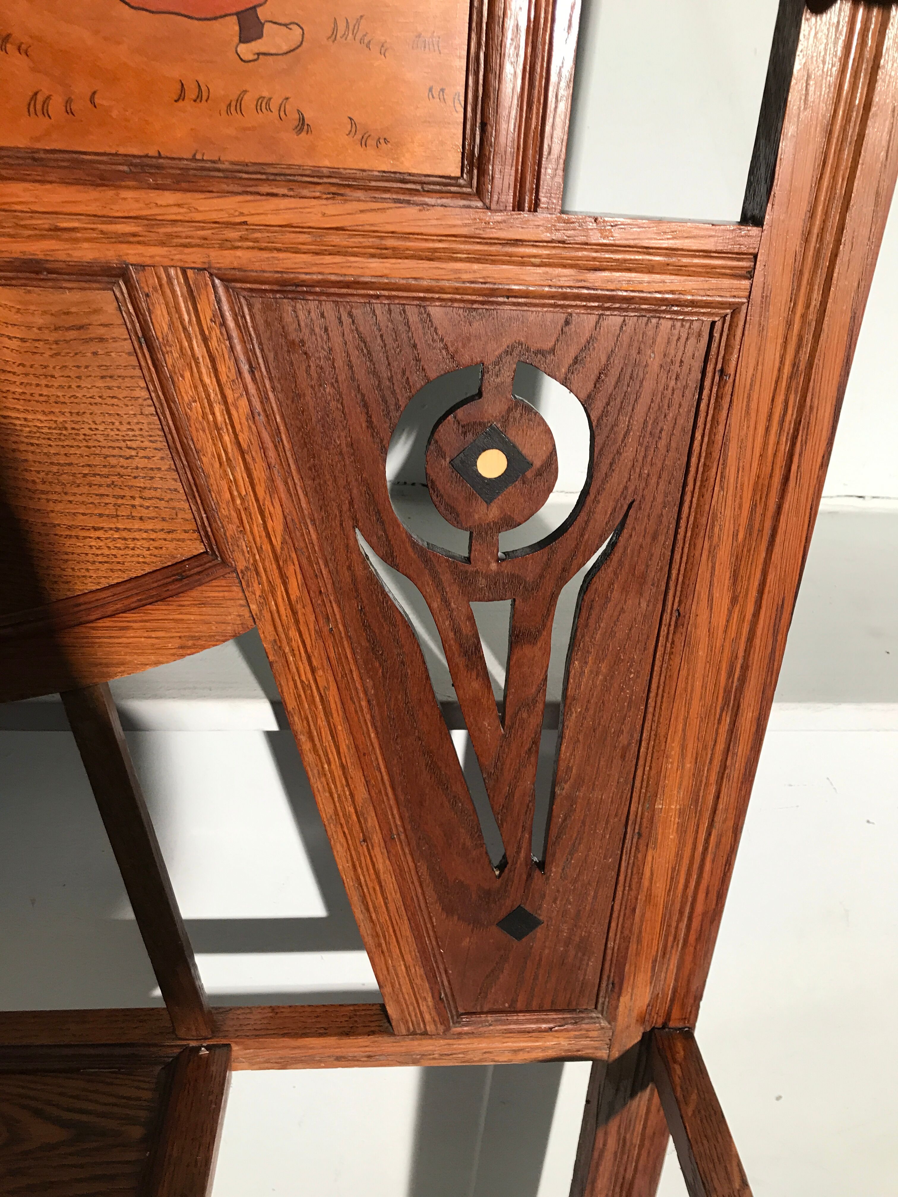 Vintage wardrobe coat rack