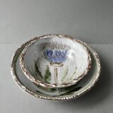 2 ceramic cups signed, Albert Thiry Vallauris