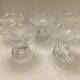 Ensemble de 5 verres à alcool en cristal taillé