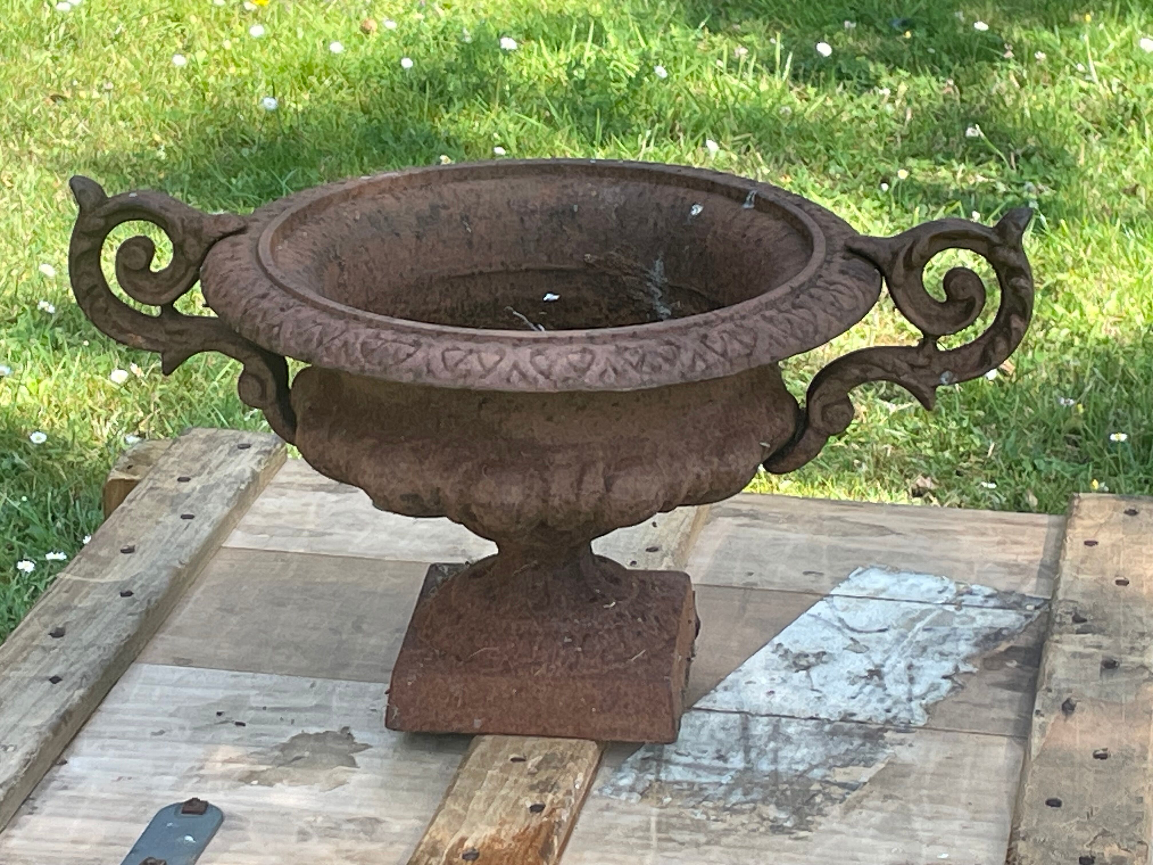 Medici vase cast iron / garden or interior decoration