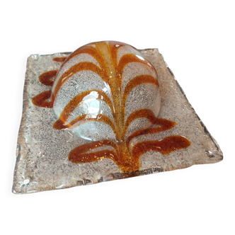 Large vintage Murano glass wall light