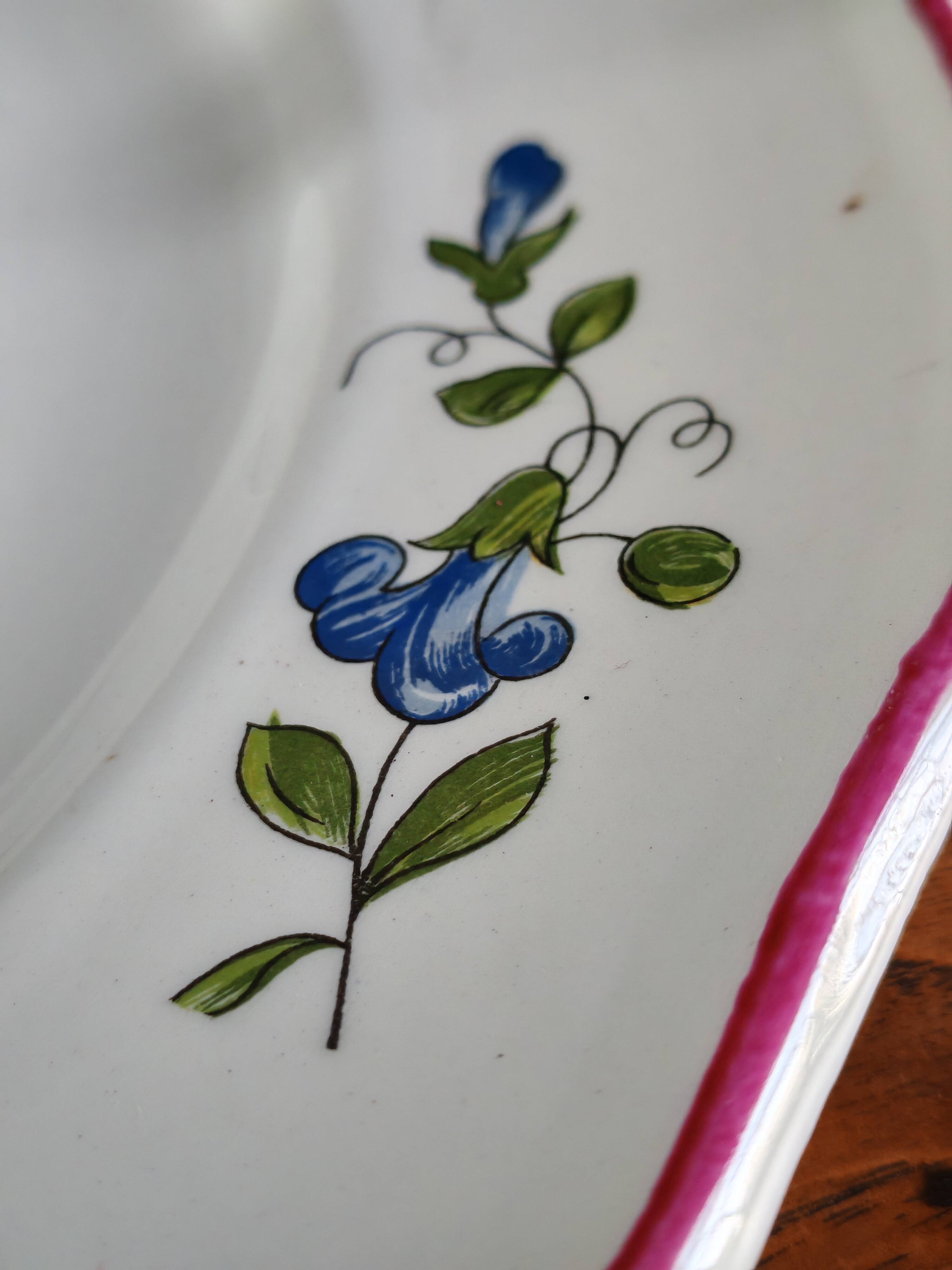 Two-tier porcelain cake stand