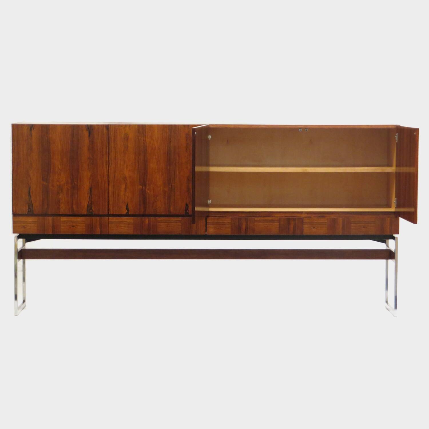 Buffet vintage design moderne du milieu du siècle en palissandre, années 1960.