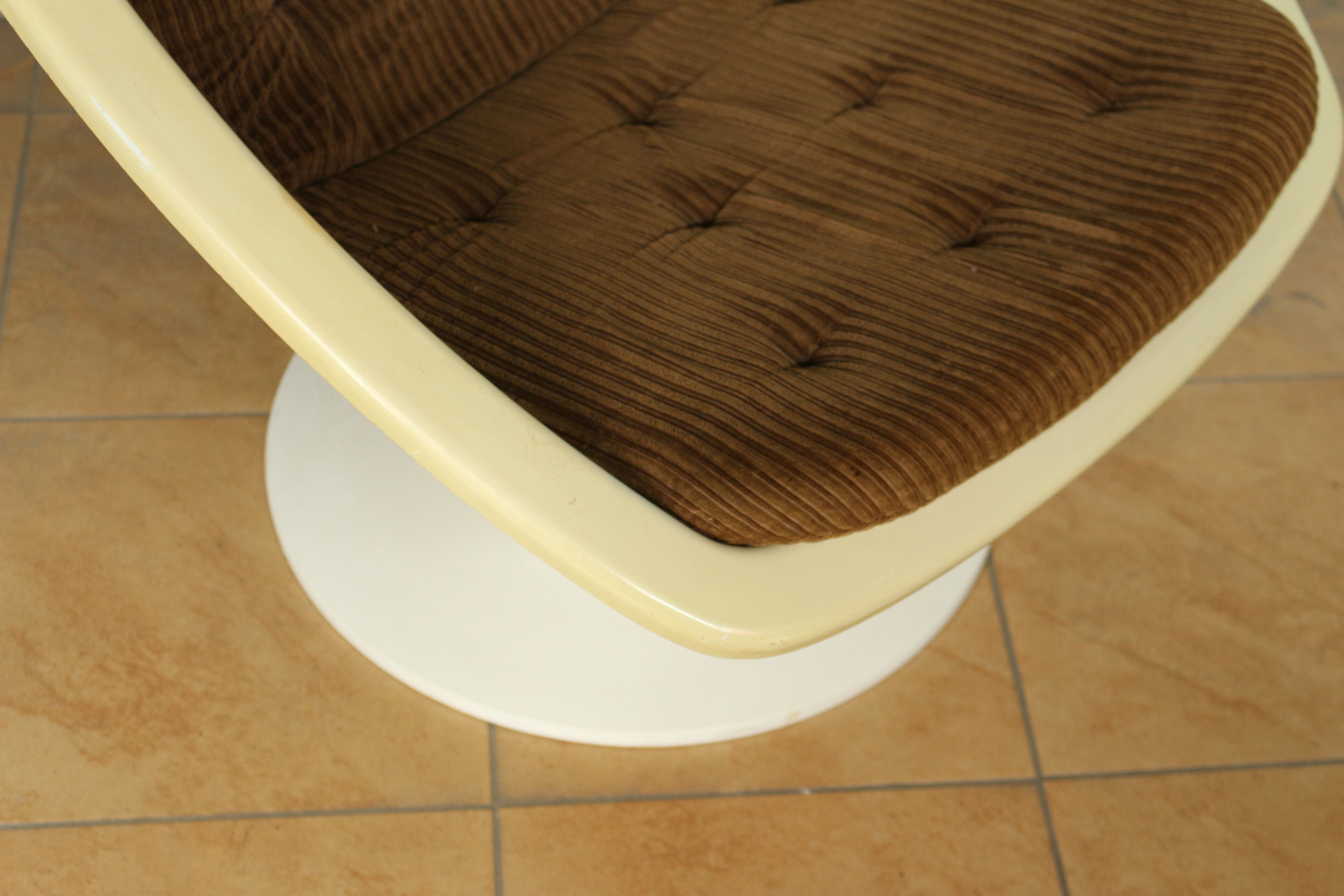 Space age plastic armchair