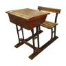 Table d’écolier en bois d’école primaire dimension : hauteur -78cm- largeur -70cm- profondeur -88cm-