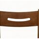 Renovated vintage Scandinavian teak and skaï 1960 chairs