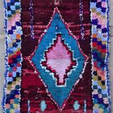 Berber carpet boucharouette wide 230x120 cm