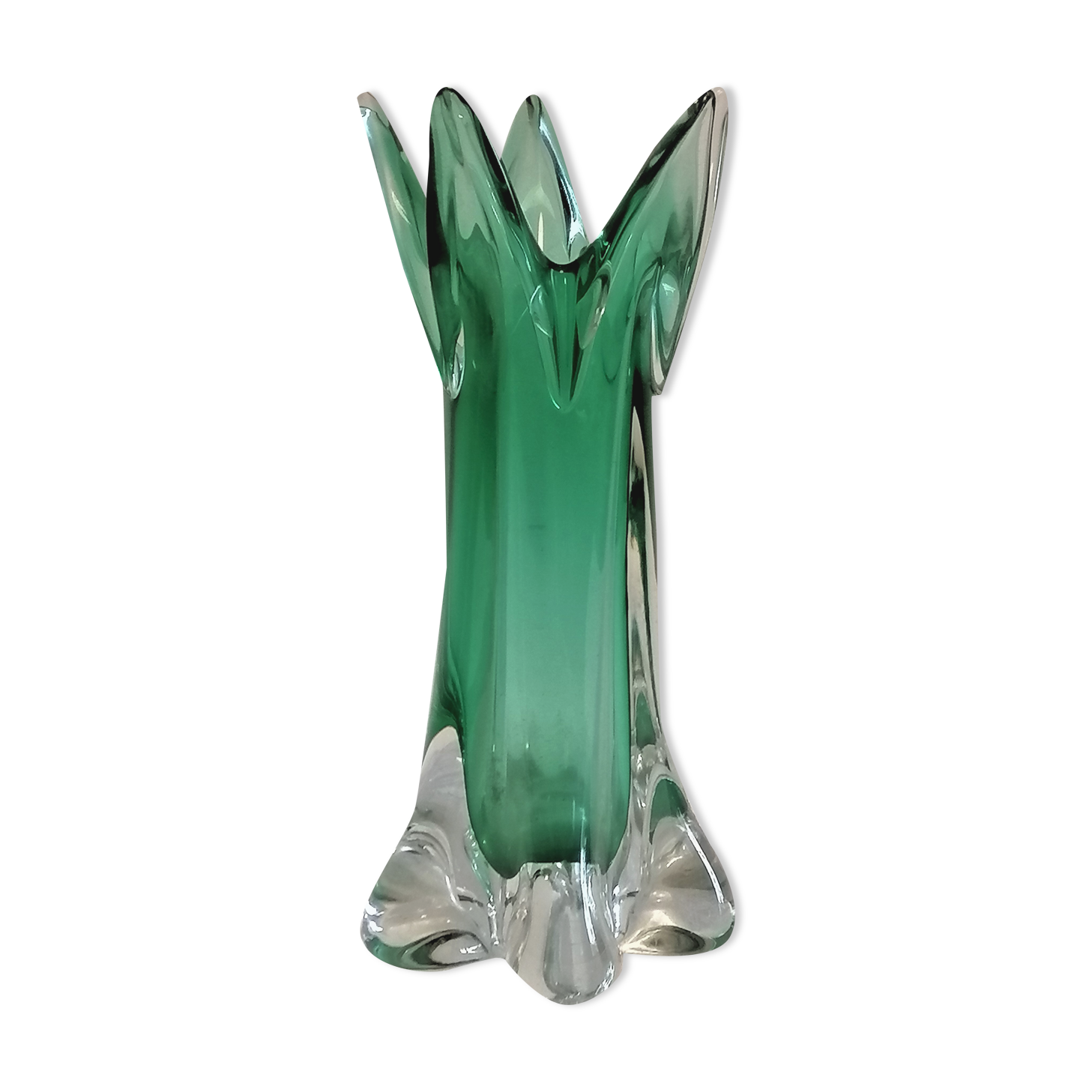 Vintage Murano glass vase from the 60s.