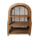 Vintage rattan shelf