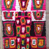 Berber carpet boucharouette wide 235x130 cm