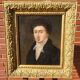 19th C. Portrait Painting Young Man Gentleman Antique