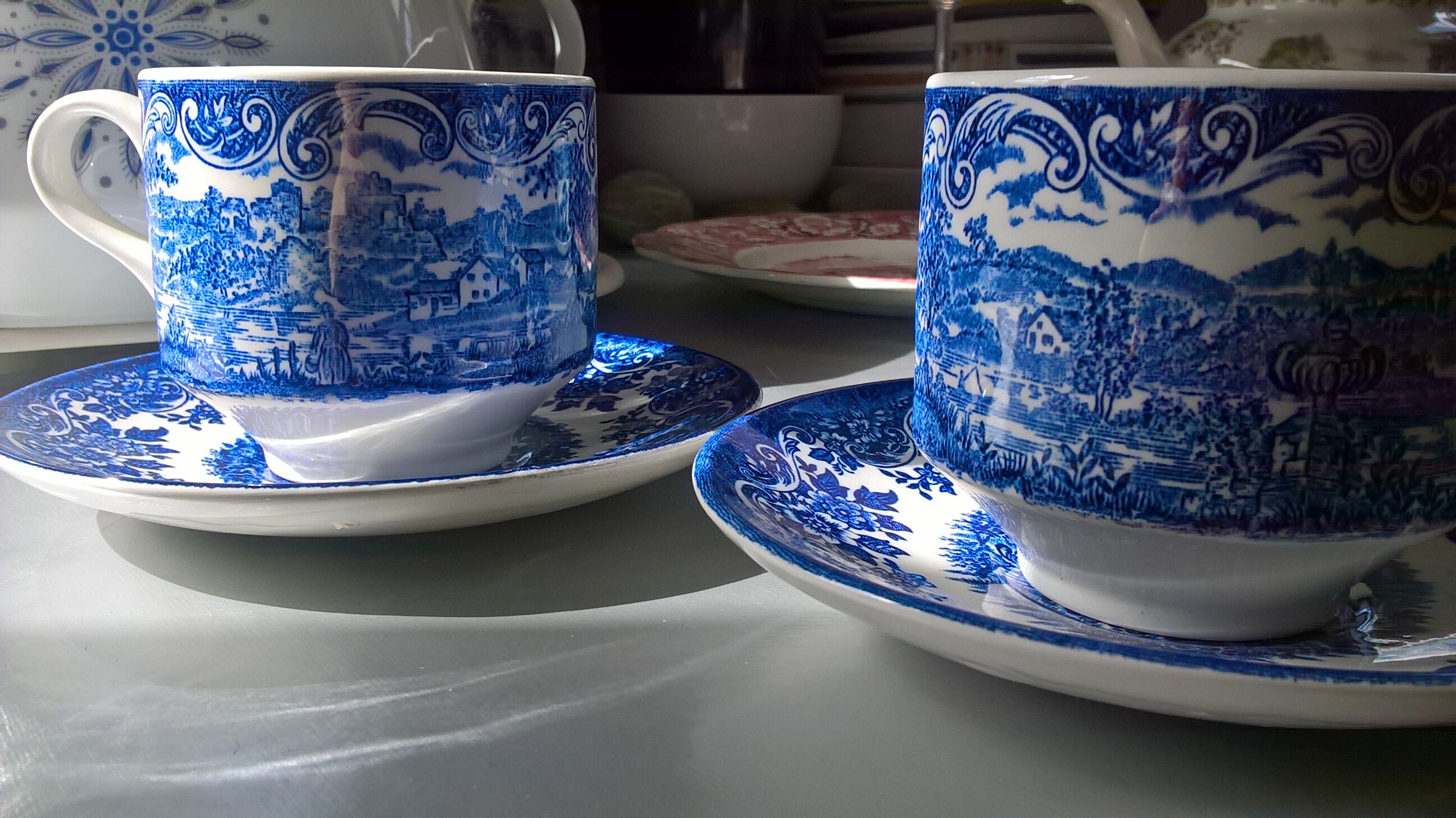 Two English cups Broadhurst The English Scene