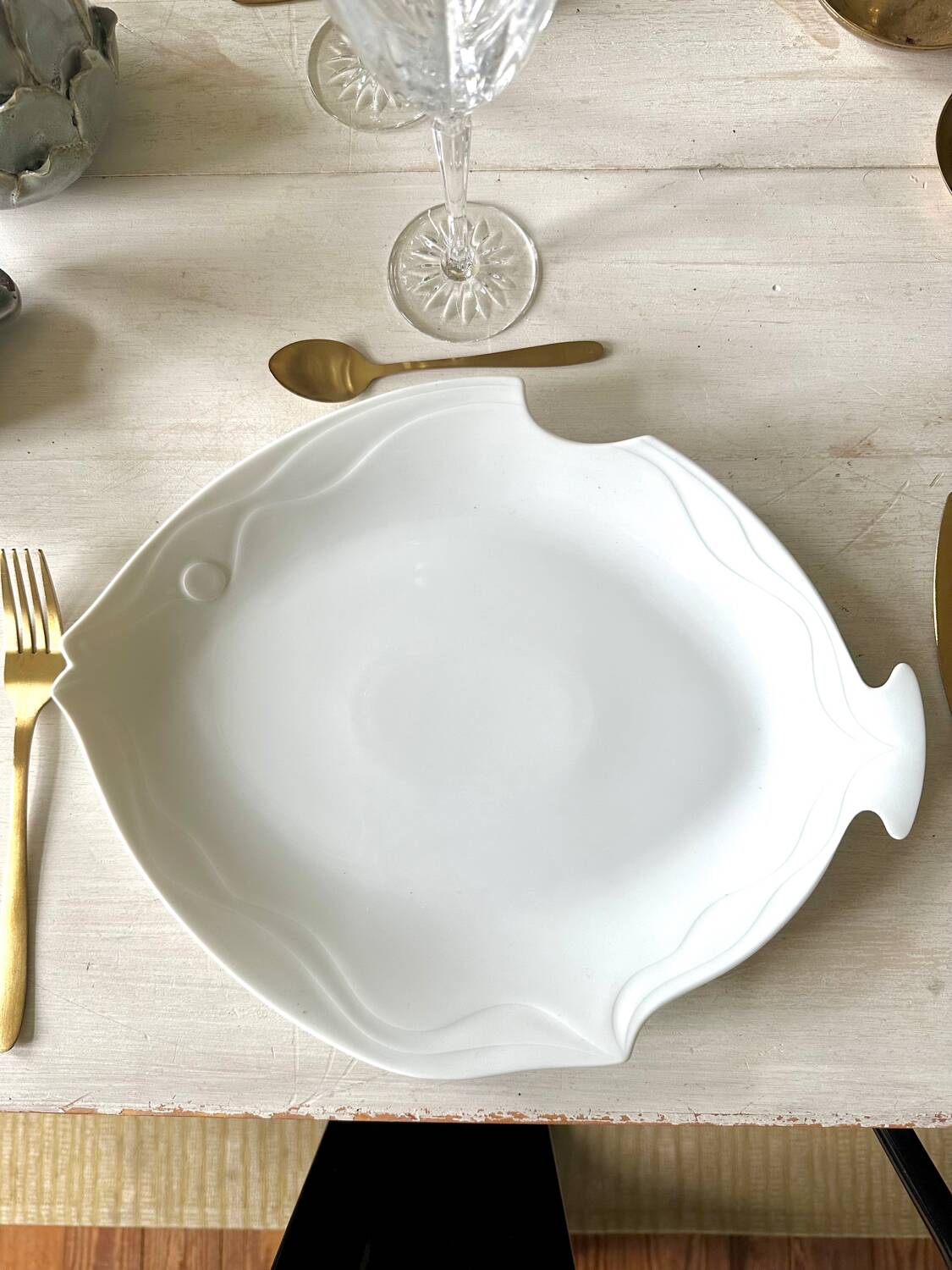 Set of 6 Royal Tettau German porcelain fish plates