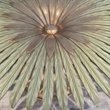 Round carved wooden dining table, Italy