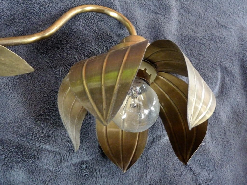 Set wall light italian tole in the shape of a flower