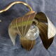 Set wall light italian tole in the shape of a flower
