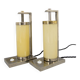 Set of Two Bauhaus / Functionalist Table or Bedside Lamps, 1930s