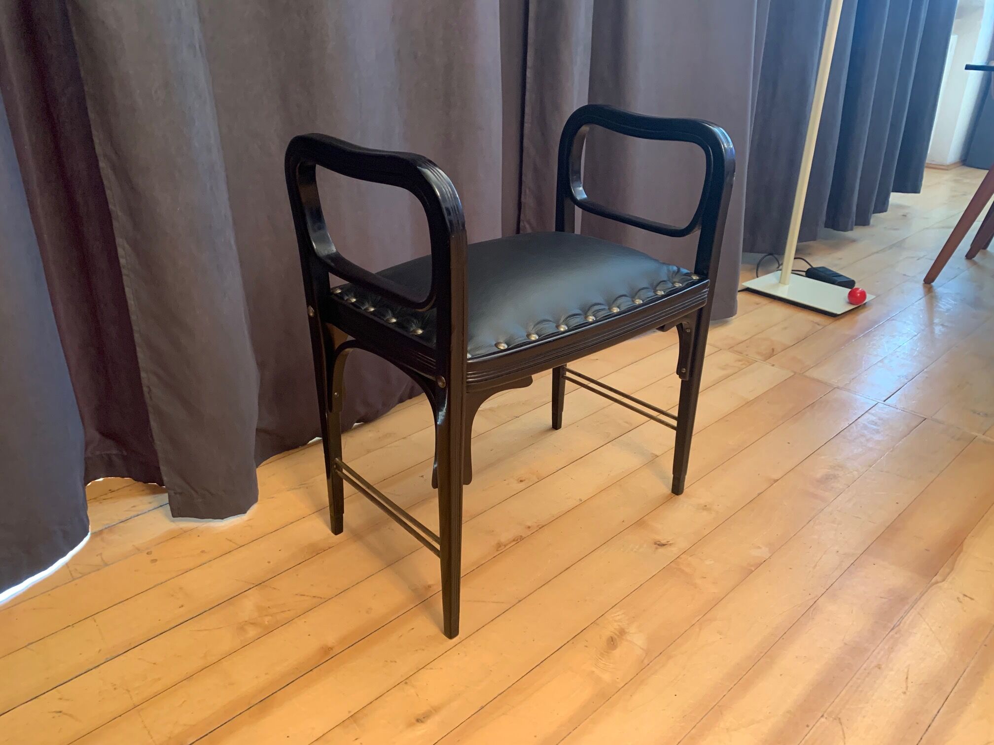 Jugendstil stool designed by Otto Wagner, Jacob & Josef Köhn, Austria, 1905.