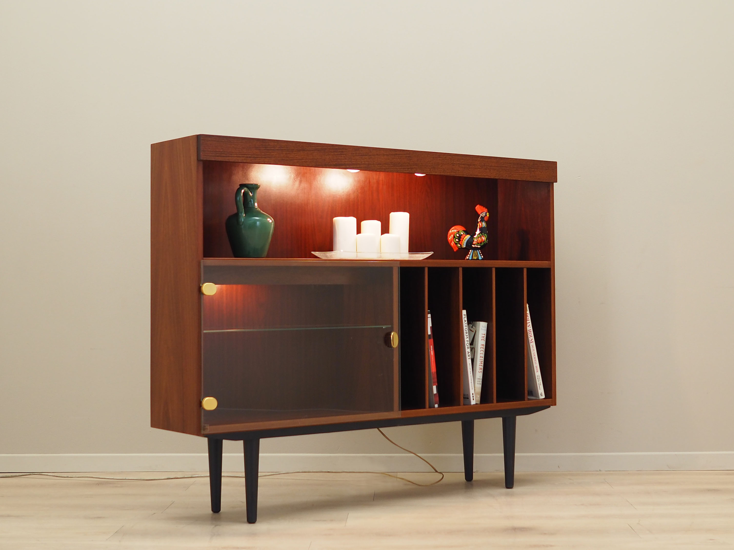 Rosewood bookcase, Swedish design, 1970s, production: Sweden
