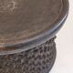 Bamileke African Art wooden coffee table / stool
