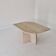 Travertine Coffee or Side Table in Teardrop Shape, Italy 1980s
