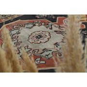1970s Vintage Turkish Hand-Knotted Wool Cotton Brown Area Rug 234x417