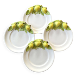 Lemon slushie dessert plates