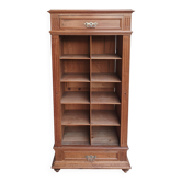 Walnut cardboard box stamped BRUN.G