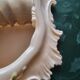 Farnesiana Mirror by Carlo Corvi in ceramic Italy 1950