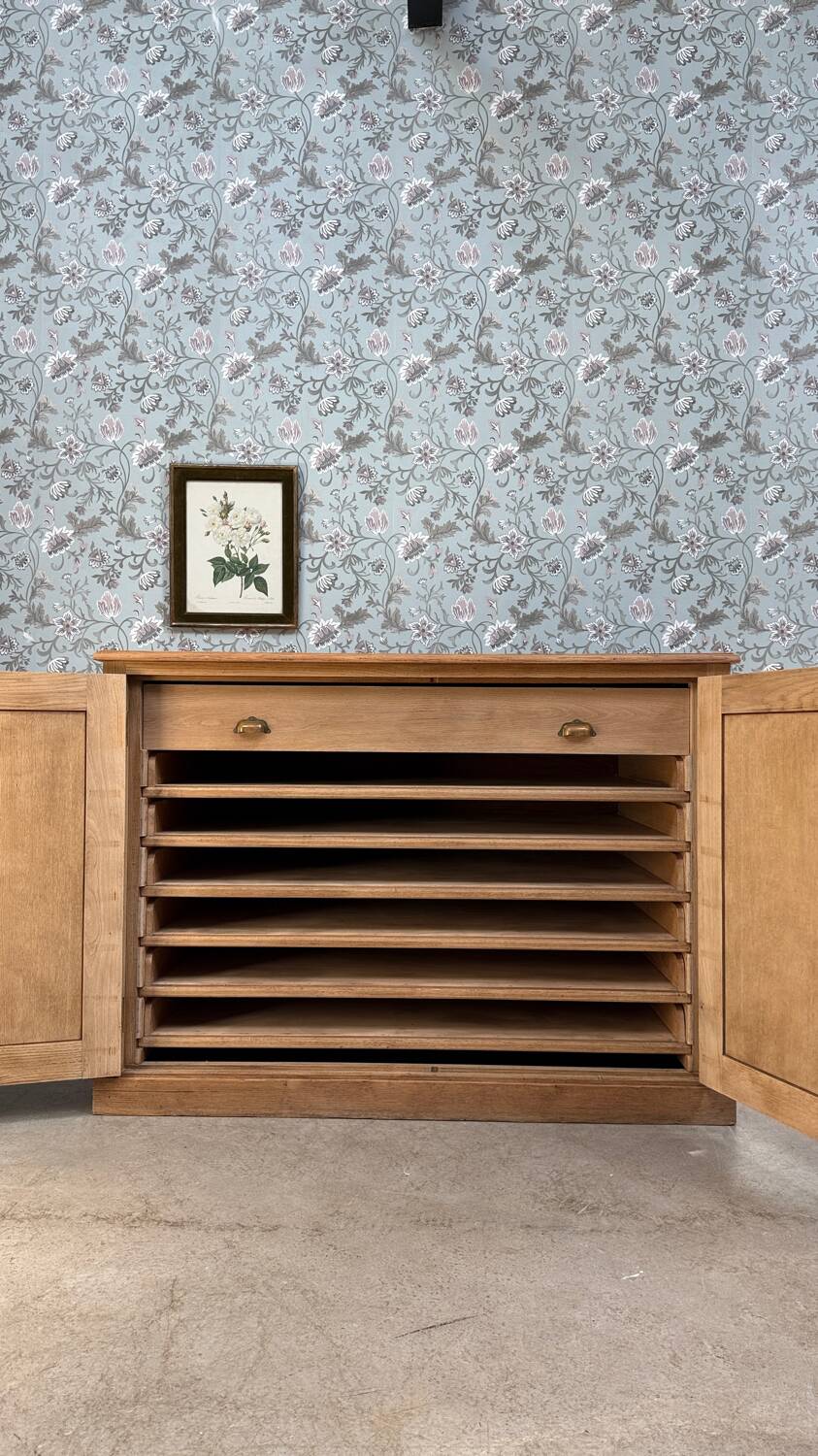Oak plan cabinet / trade cabinet (renovated)