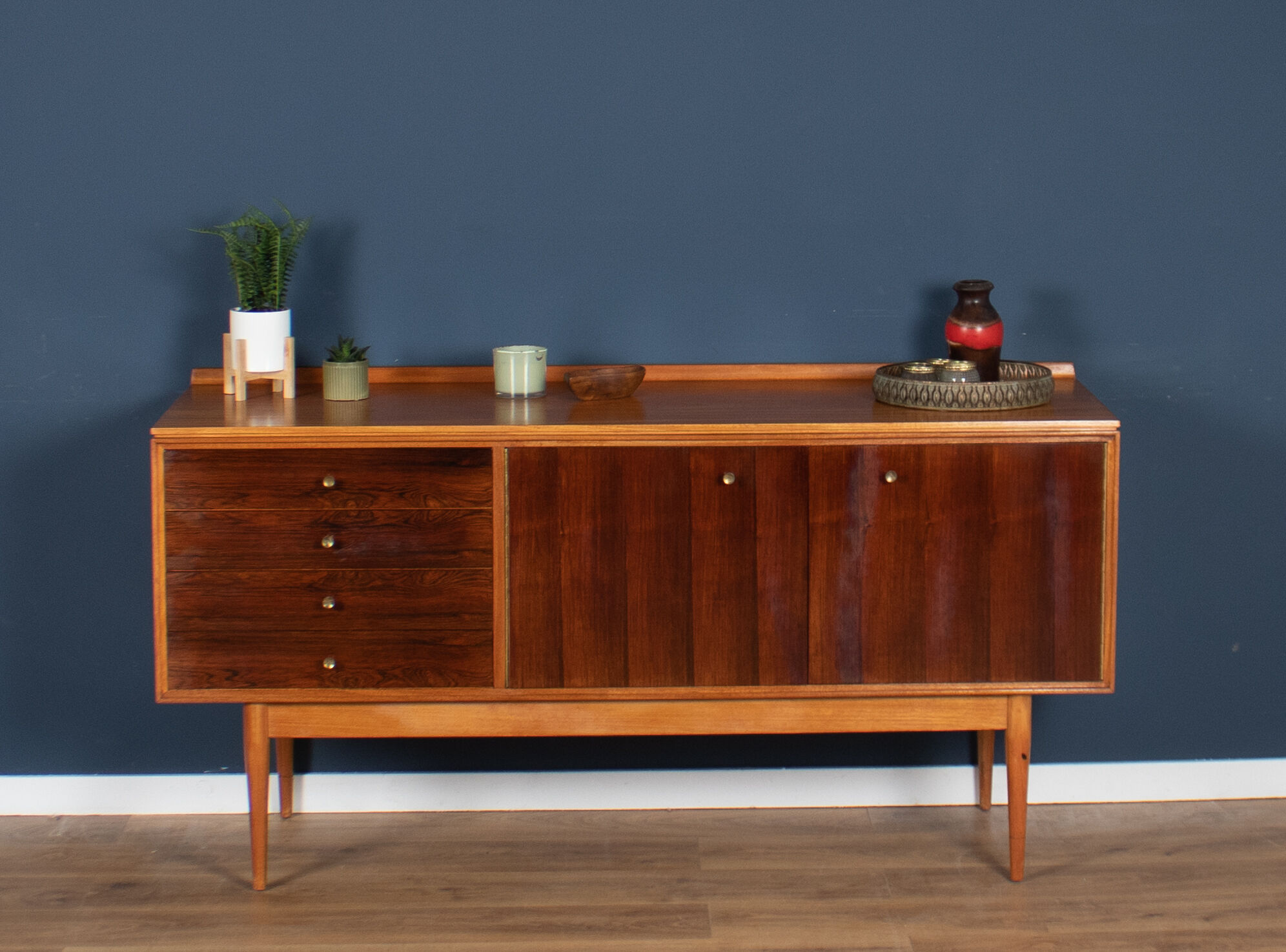 Retro mid century 1960s robert heritage archie shine short teak & rosewood