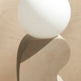 Wooden table lamp