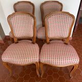 Set of 4 solid wood chairs