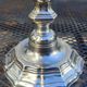 Magnificent pair of silver candlesticks.