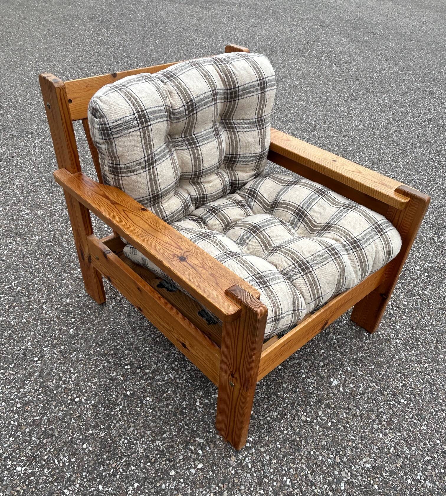 70s brutalist armchair