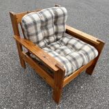 70s brutalist armchair