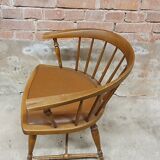 Vintage office armchair with Scandinavian style bar