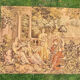 Grande tenture murale style aubusson scène musicale