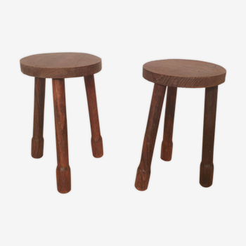 2 milking stools