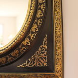 Napoleon III oval mirror - 55x45cm
