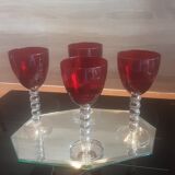 Lot 4water glasses or vintage wine