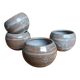 Stoneware cups signed Anne Rémy Clamagirand