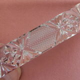 Set of 12 knife holders in cut crystal