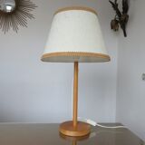 Scandinavian wooden lamp Denmark 1980