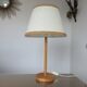 Scandinavian wooden lamp Denmark 1980