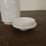 Airtight opal glass jar