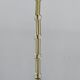 Art Deco Brass and Opaline Glass Chandelier, 1930s
