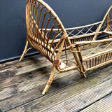 Rattan bed