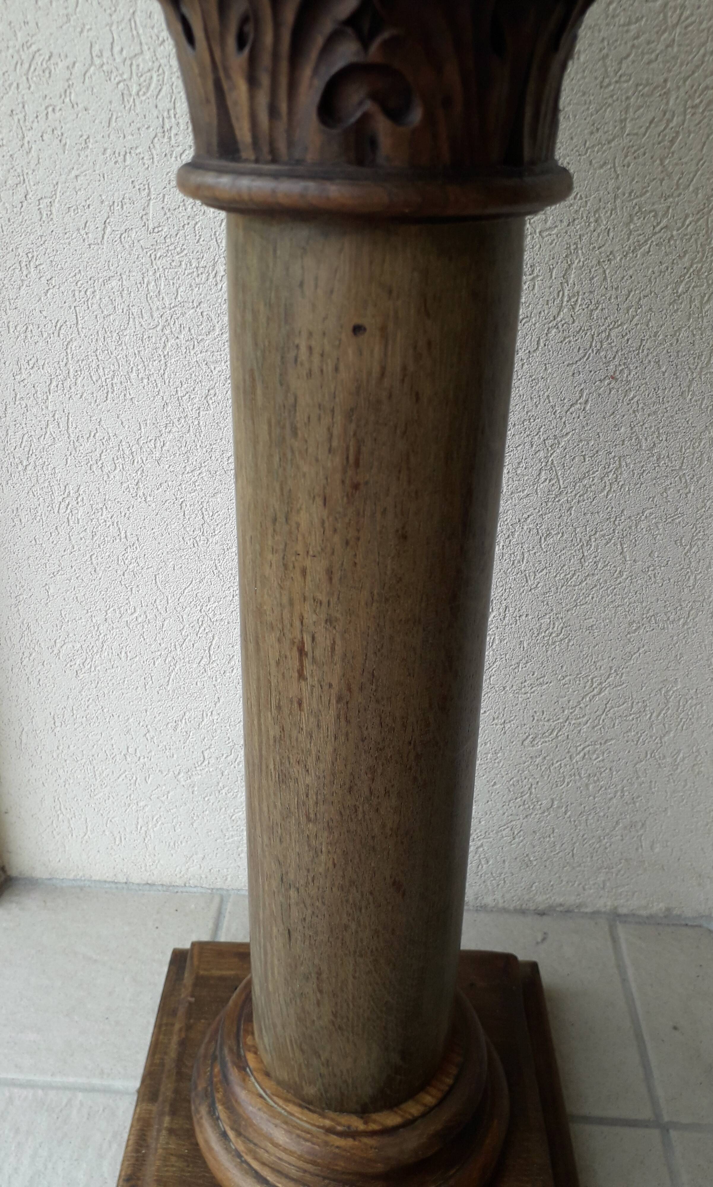 Wooden column