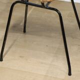 Vintage "Italia 100" model chair by Rotanhuis in woven wicker, 1950s